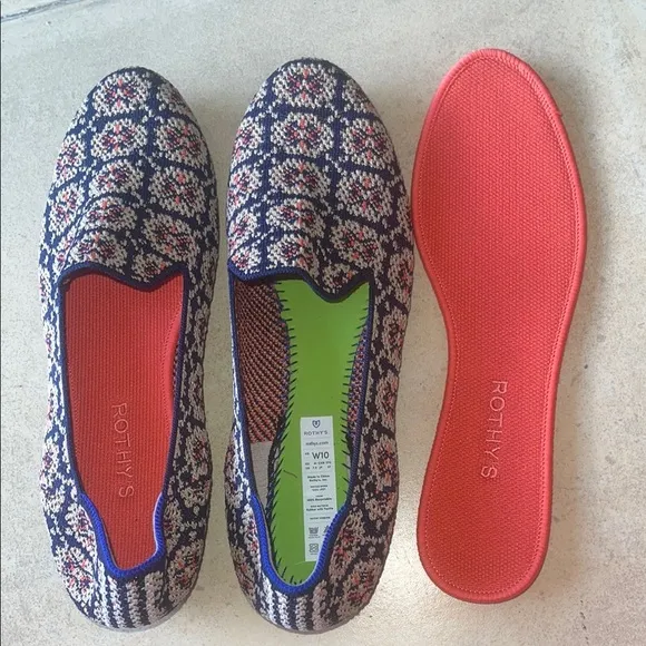 Rothy's safari mosaic size 10 woman's Loafers shoes