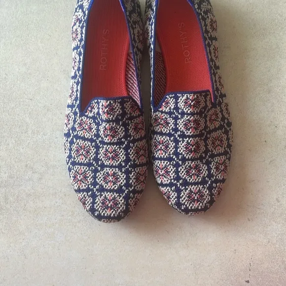 Rothy's safari mosaic size 10 woman's Loafers shoes