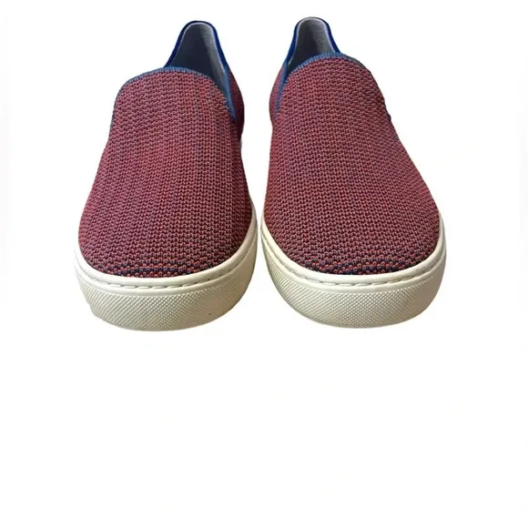 Rothys Tangerine Triple Stitch Slip On Sneaker Retired Authentic Shoes Size 8.5