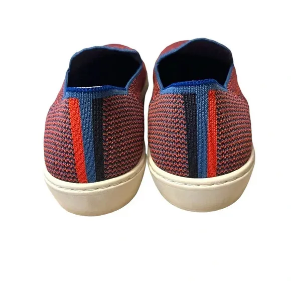 Rothys Tangerine Triple Stitch Slip On Sneaker Retired Authentic Shoes Size 8.5