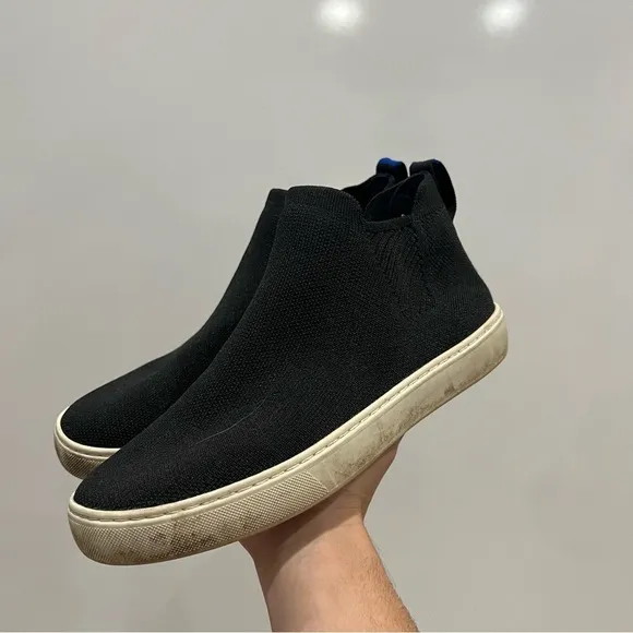 Rothy’s The Chelsea Sneaker Ankle Boot Black