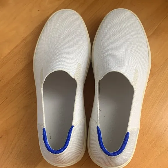 Rothy's The City Slip On Sneaker White Unisex Women 13 Men 11.5 NIB Retired