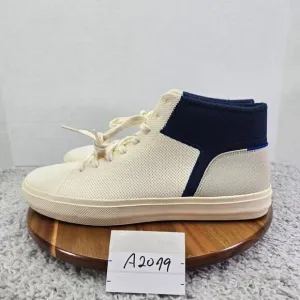 Rothy's The High Top Sneaker Hudson Cream Casual Lifestyle Daily Shoes Mens 13 M