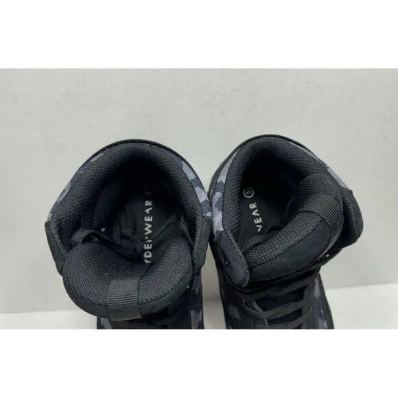 Ryderwear D-Mak Shoes Mens Size 5 Black Lace Up Mid Top Weightlifting