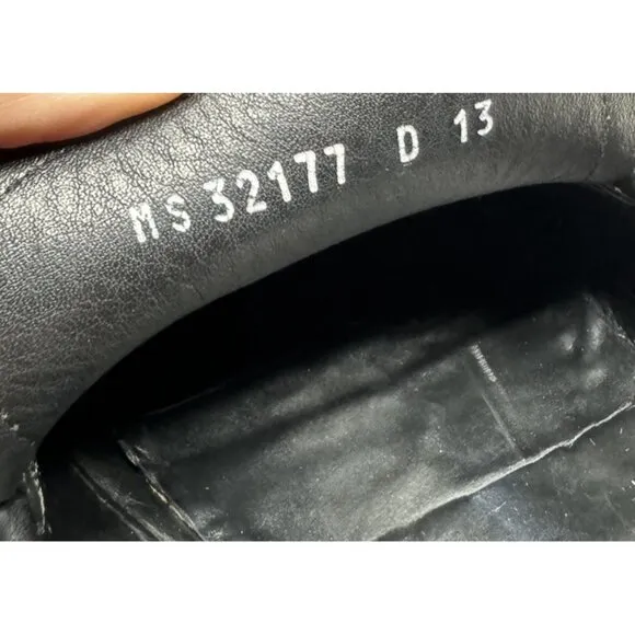 Salvatore Ferragamo Black Leather Gancini Loafers Men’s Size 13 D Shoes