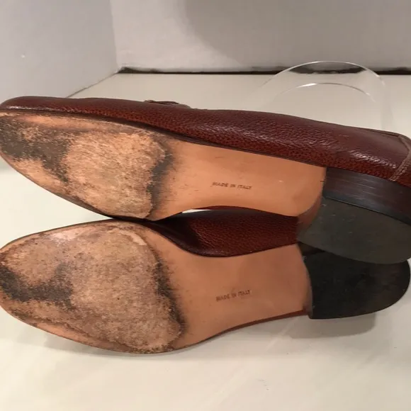 Salvatore Ferragamo Cognac Loafers Size 7.5