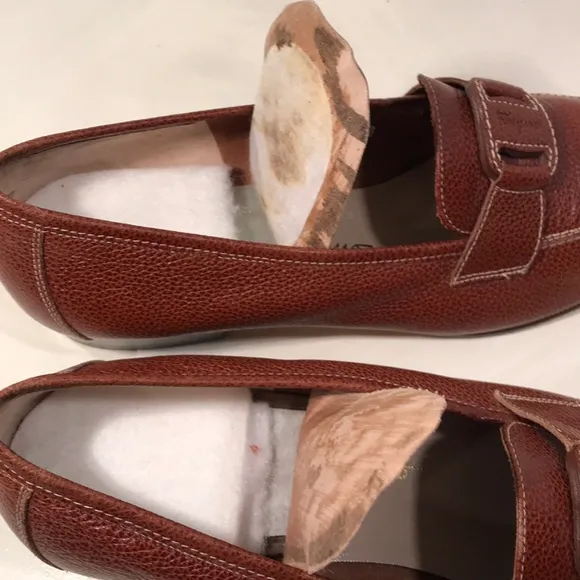 Salvatore Ferragamo Cognac Loafers Size 7.5