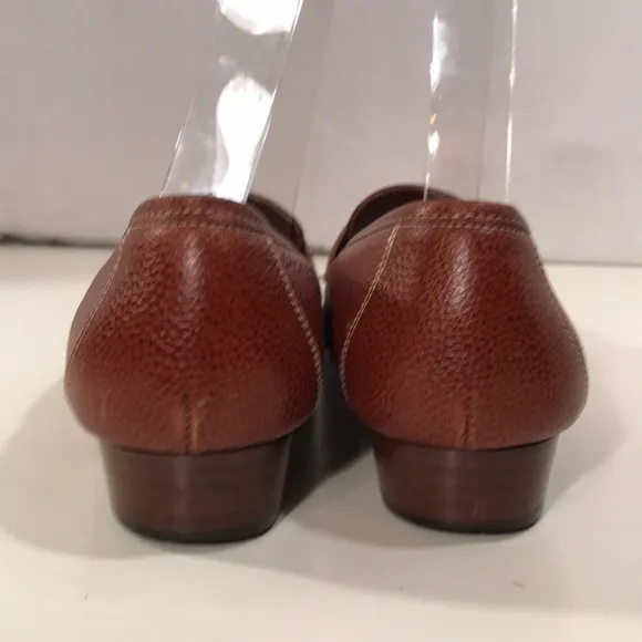 Salvatore Ferragamo Cognac Loafers Size 7.5