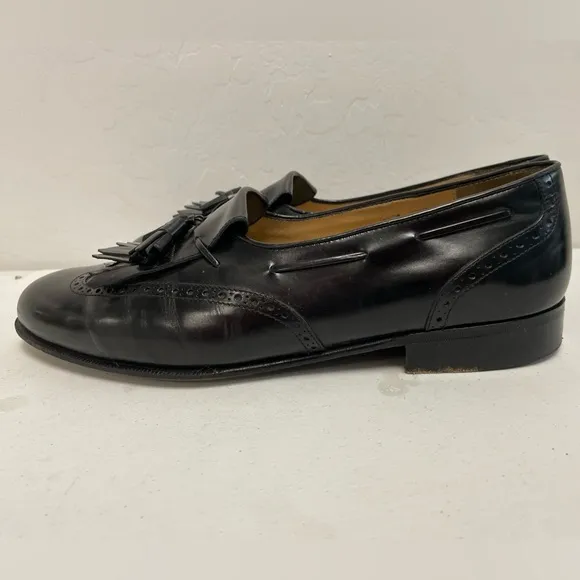 Salvatore Ferragamo Made in Italy Vintage Lucas Kiltie Tassel Loafer 10 1/2 2E