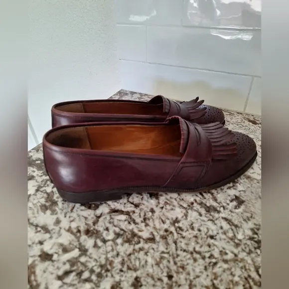 Salvatore Ferragamo mens shoes leather loafers 11 D