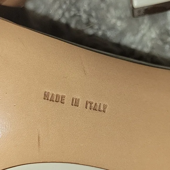 SALVATORE FERRAGAMO  VINTAGE/  BONE SHOES