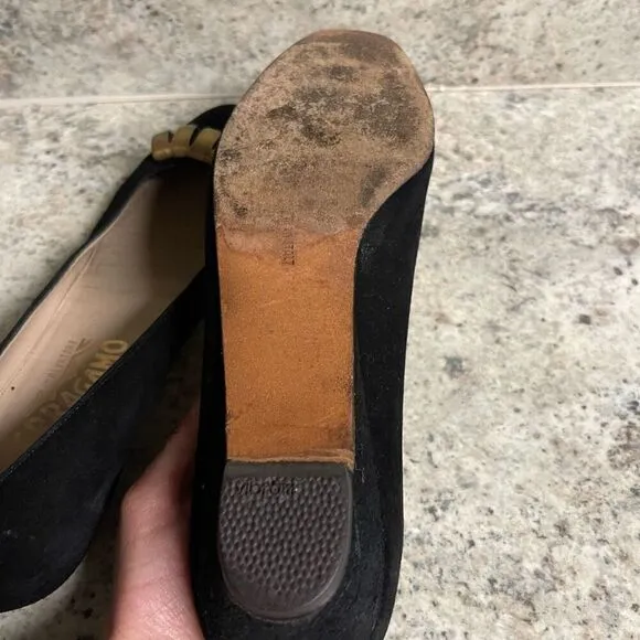 Salvatore Ferragamo vintage suede shoes
