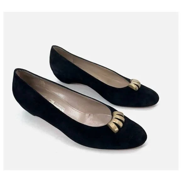 Salvatore Ferragamo vintage suede shoes