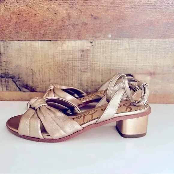 Sam Edelman Ingrid Metallic Leather Sandals