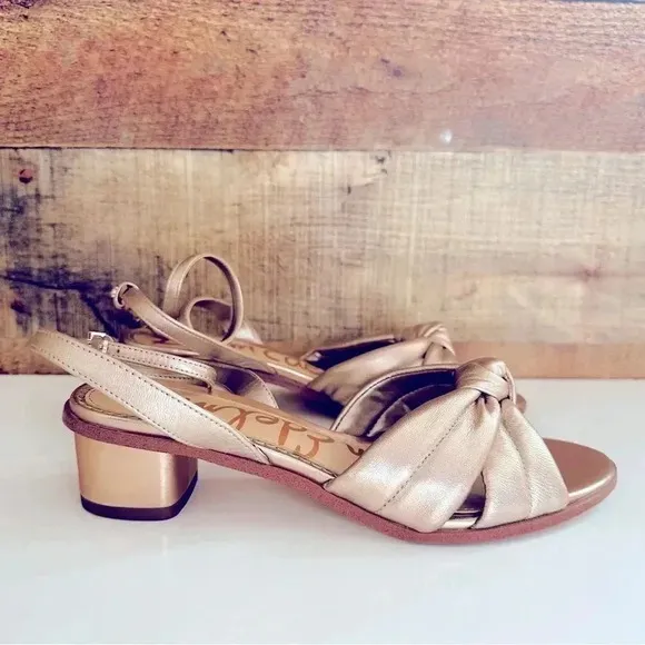 Sam Edelman Ingrid Metallic Leather Sandals