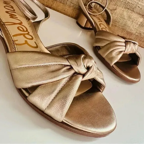 Sam Edelman Ingrid Metallic Leather Sandals