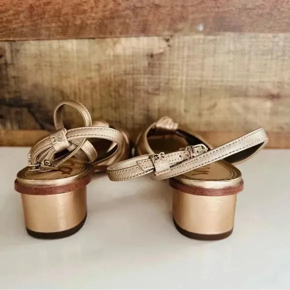 Sam Edelman Ingrid Metallic Leather Sandals