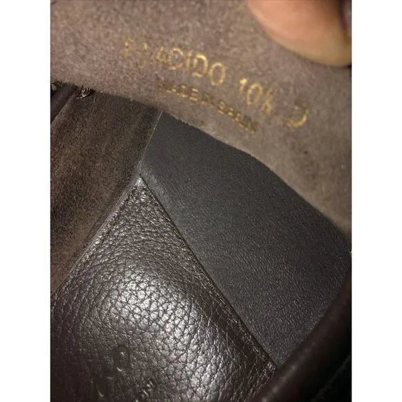 Sandrino By Sandro Moscoloni Placido Leather Penny Loafers 10.5D Shoes Brown
