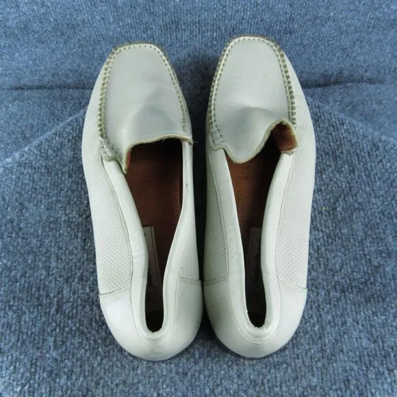Sandro Moscoloni Capri Ice Men Loafer Shoes Sz 11.5 Medium Beige Leather Slip On
