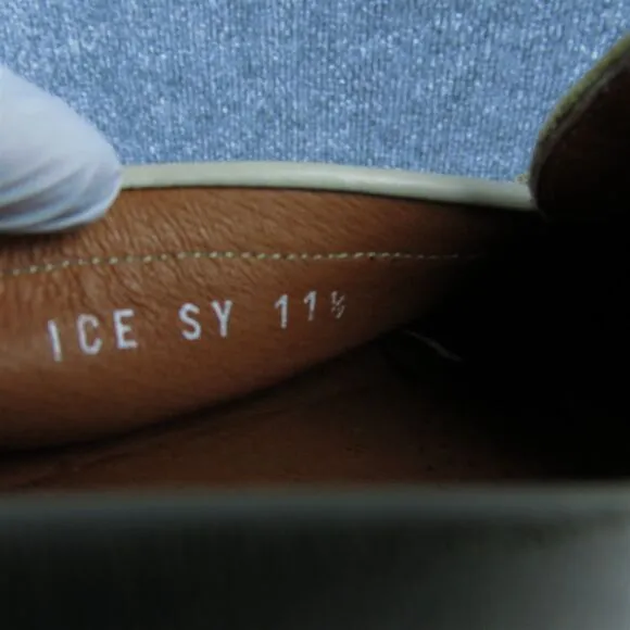 Sandro Moscoloni Capri Ice Men Loafer Shoes Sz 11.5 Medium Beige Leather Slip On
