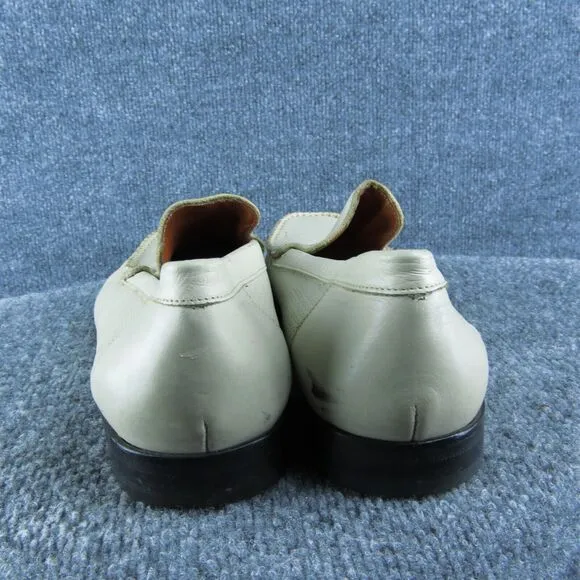 Sandro Moscoloni Capri Ice Men Loafer Shoes Sz 11.5 Medium Beige Leather Slip On