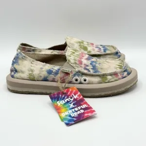 Sanuk x Greatful Dead Donna Slip On Shoes NWT - Big Kid size 5