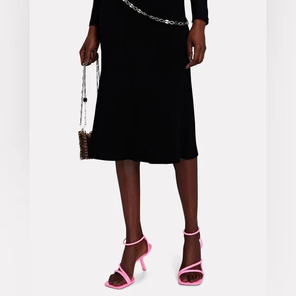 Schutz Shalla Angled-Heel Sandals in Hot Pink Size 10B.