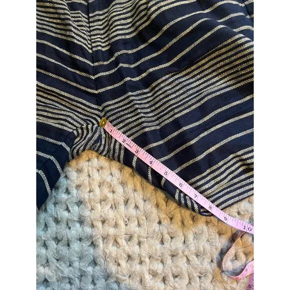 Scotch and Soda twill striped shorts blue size 31