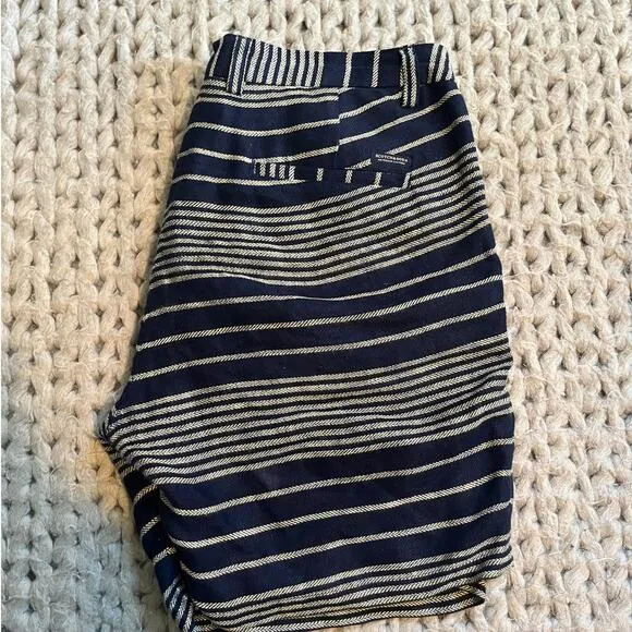 Scotch and Soda twill striped shorts blue size 31