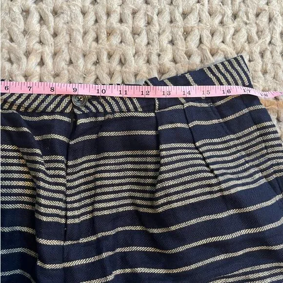 Scotch and Soda twill striped shorts blue size 31