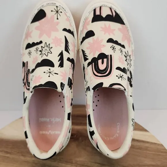 SeaVees Daniella Manini Breast Cancer Awareness Shoes Women's Size 8