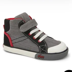 See Kai run Dane grey/denim black high top shoes