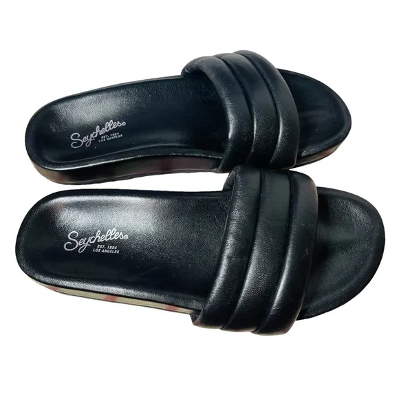 Seychelles leather slide sandals