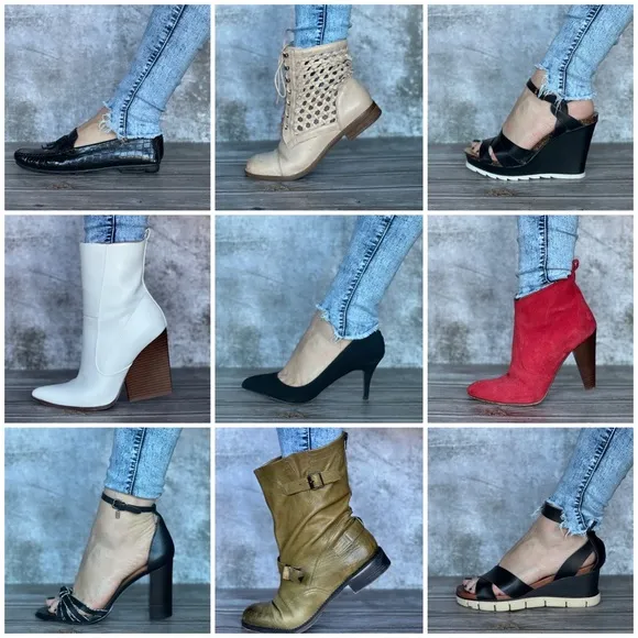 Shoes heels booties pumps sandals flats loafers