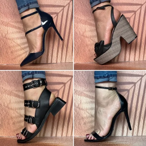Shoes heels booties pumps sandals flats loafers