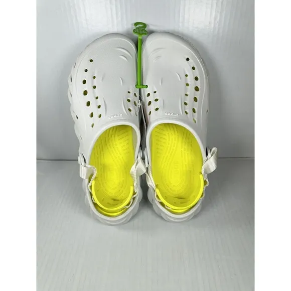 Size 12 Crocs Echo Clog Moonlight Men Slip On Casual LifeStlye Sandal 207937-1NK