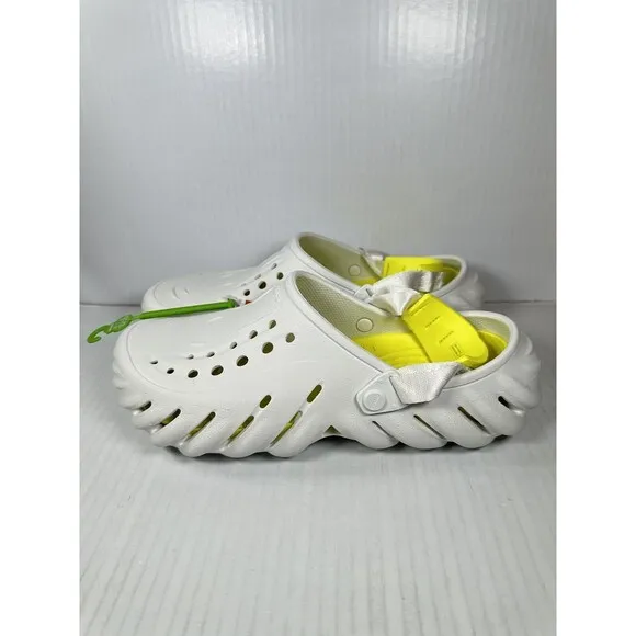 Size 12 Crocs Echo Clog Moonlight Men Slip On Casual LifeStlye Sandal 207937-1NK