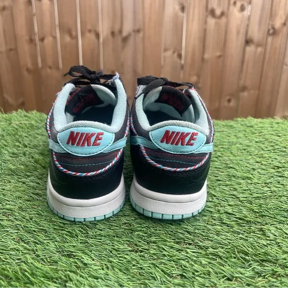 Size 4.5 (GS) - Nike Dunk Low SE Barber Shop - Black