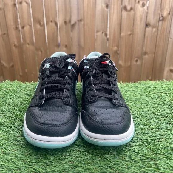 Size 4.5 (GS) - Nike Dunk Low SE Barber Shop - Black