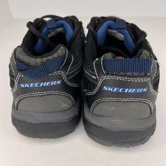 Skechers Mens 51080 Black Sports Memory Foam Lace Up Size 12 Running Shoes