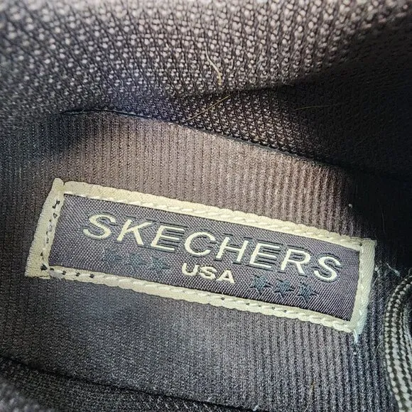 Skechers Shoes Womens Size 9 Brown Leather Vintage Chunky Lace Up Boots *Read*