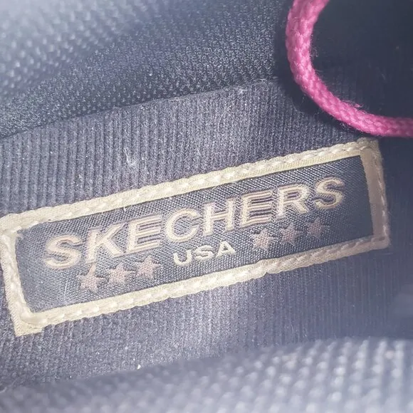 Skechers Vintage Y2K 90s Shoes Women's 7 Brown Leather Chunky Platform Oxford