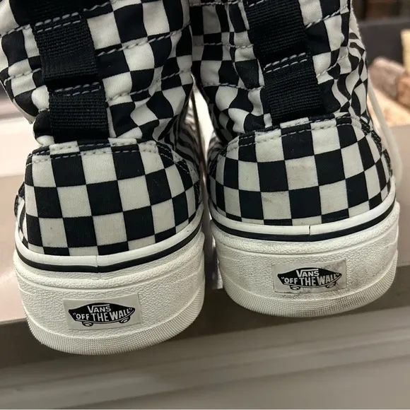 Sneakers Size 13 men’s vans off the wall checkered Like new-rare!Chunky hightop