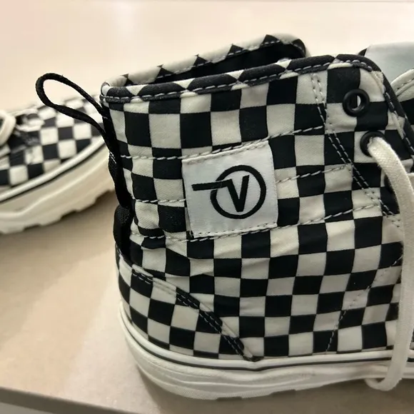 Sneakers Size 13 men’s vans off the wall checkered Like new-rare!Chunky hightop