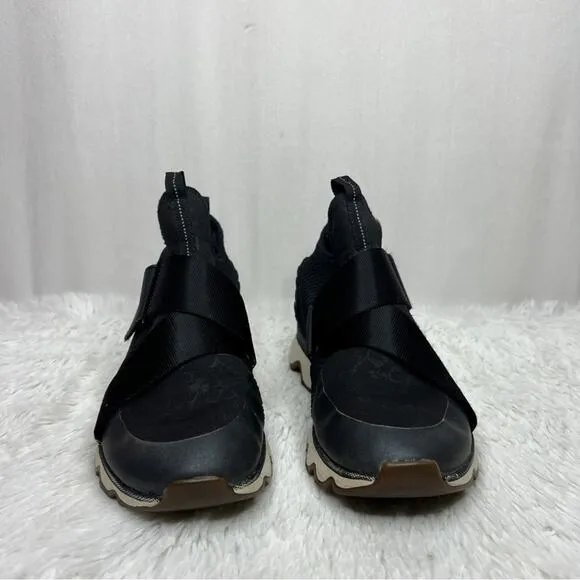 SOREL / Kinetic black high top adjustable strap sneaker shoes / 7.5