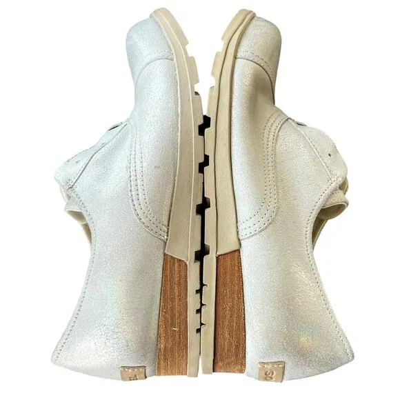 Sorel Major Oxford Shoes 8 Sea Salt White Slip On Cap Toe Leather Loafer Classic