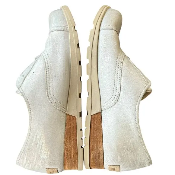 Sorel Major Oxford Shoes 8 Sea Salt White Slip On Cap Toe Leather Loafer Classic