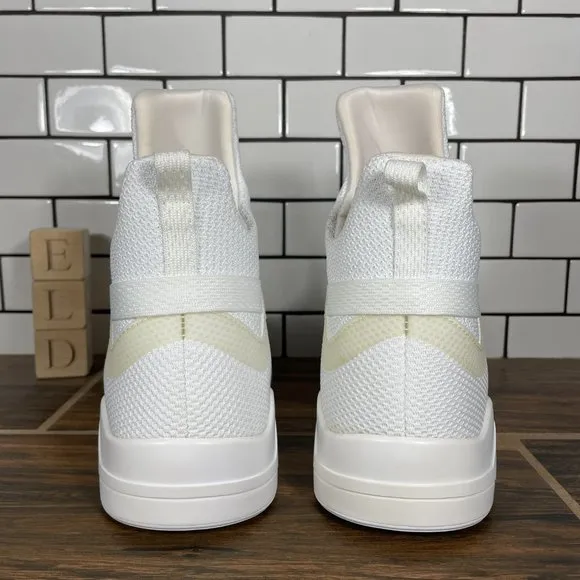 Soulsfeng Skytrack Mens Size EU 42.5 Shoes White Mesh Knit High Top Sneakers
