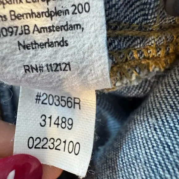 SPANX Straight Leg Jeans Vintage Indigo 20356R Size Small