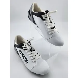 Sparco SL-17 Men's Sports Trainers Driving Shoes White/Gray/Black Eur 46 US 11.5